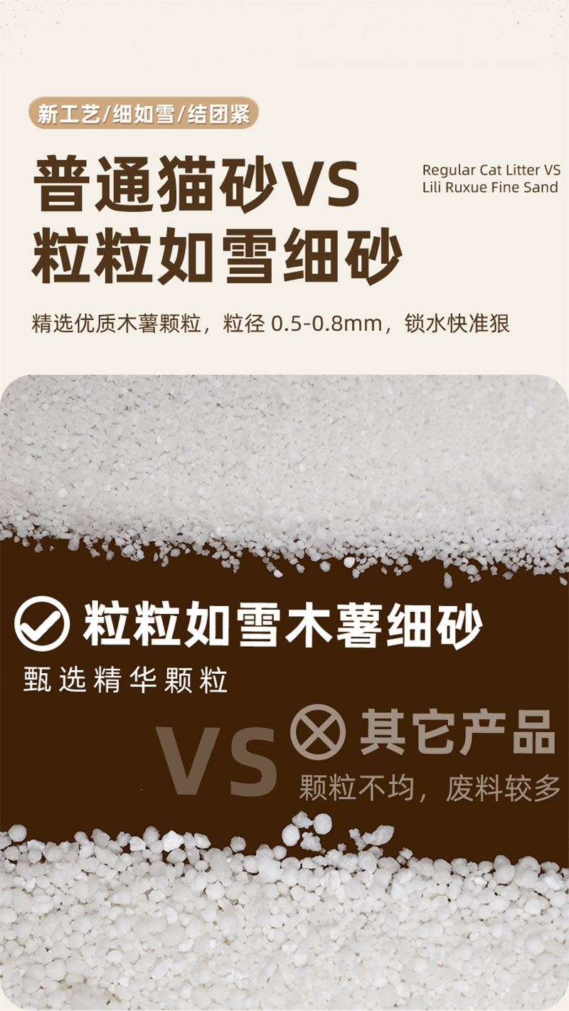 优思韦-纯木薯超细猫砂